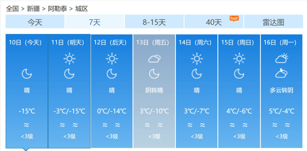 天氣預(yù)報免費查詢